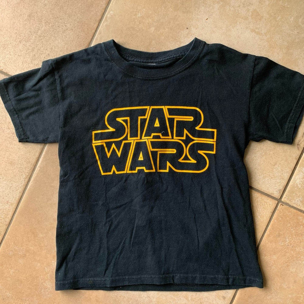 Kid’s Black Star Wars Tee Shirt